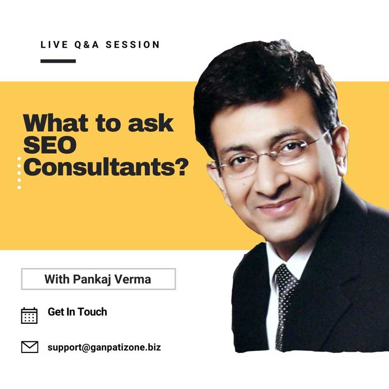 What to ask SEO Consultants?