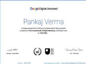 Google Certified SEO Expert India